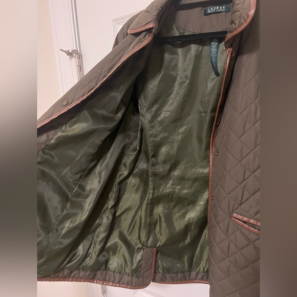 Ralph Lauren Quilted Army Green Jacket - Picture 4 of 5